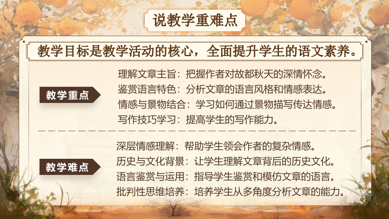 《故都的秋》说课第6页预览图