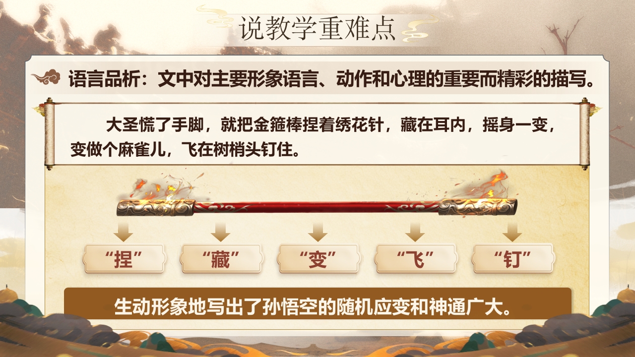 《 小圣施威降大圣》说课第6页预览图