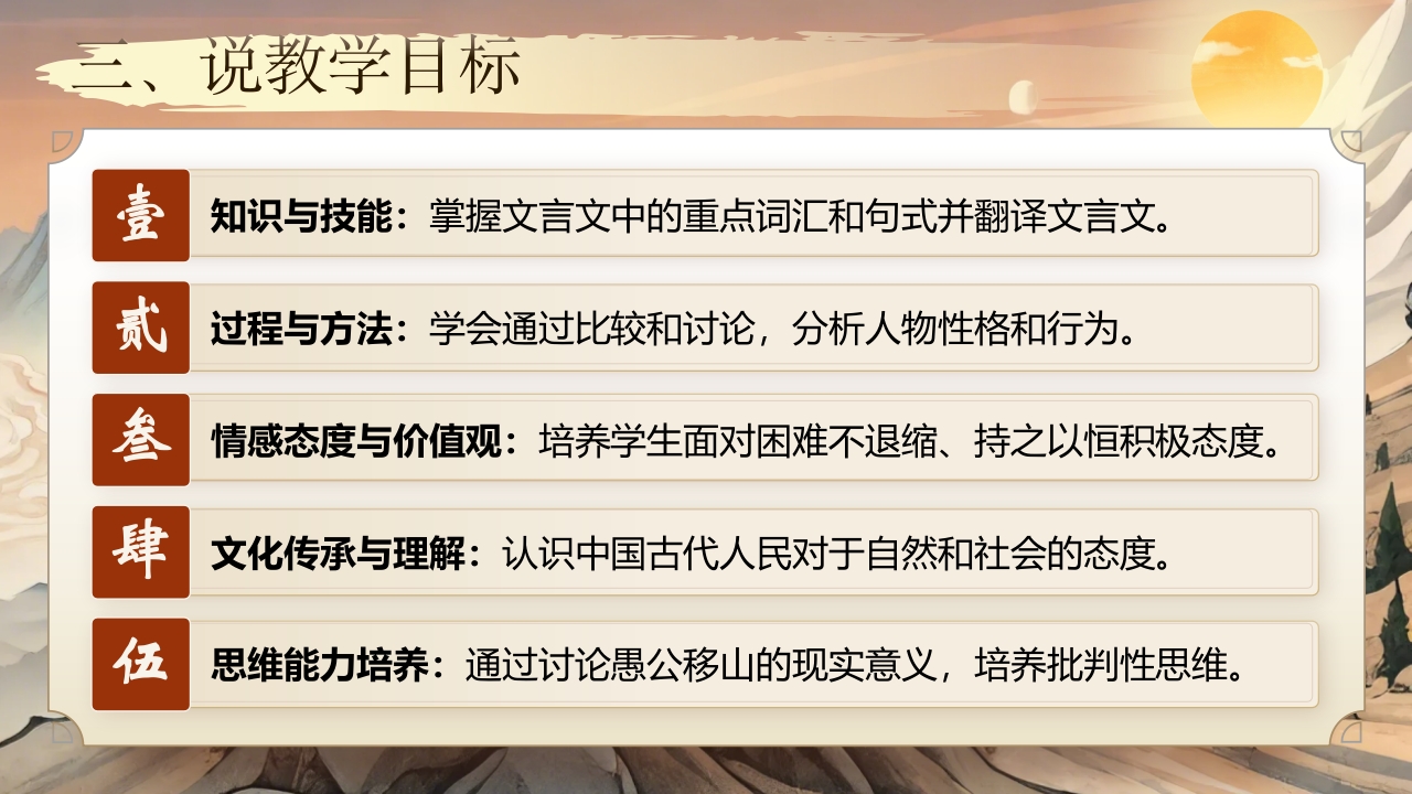《愚公移山》说课第5页预览图