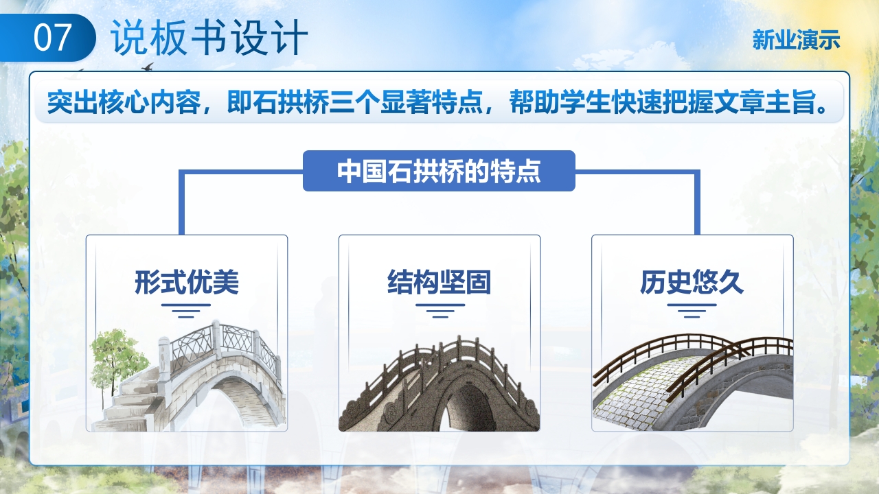 《中国石拱桥》说课第8页预览图