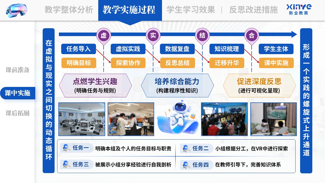 教学实施报告《VR 仿真技术与游戏教学法—蓝紫黄》第5页预览图