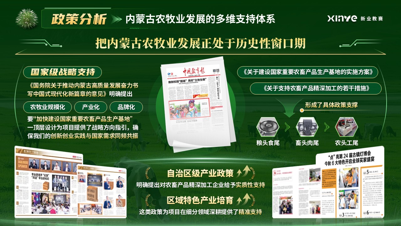 《三产融合助力农畜产品生产基地》大创赛 第3页预览图