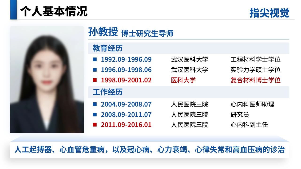 05期-心内科科室主任述职答辩（蓝色）第3页预览