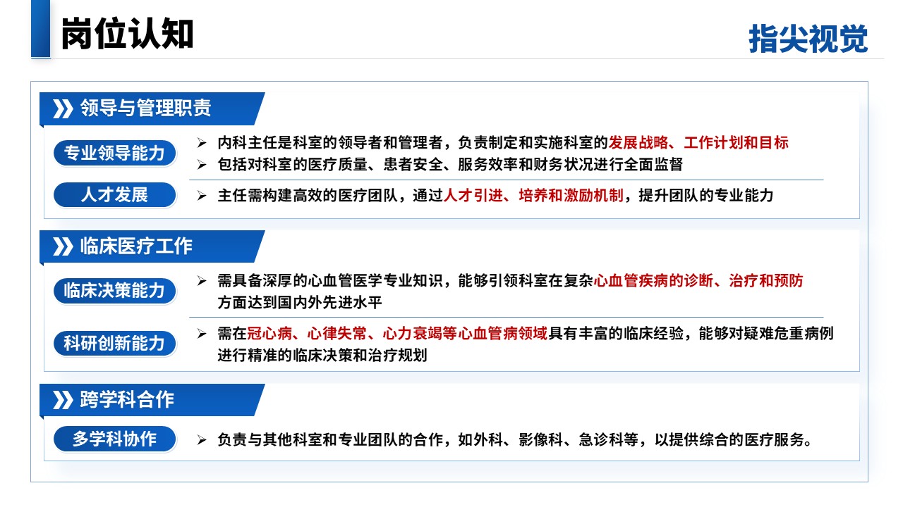 05期-心内科科室主任述职答辩（蓝色）第10页预览
