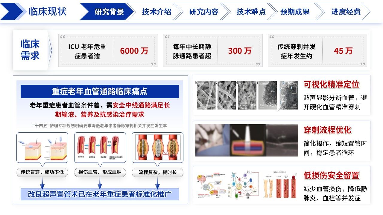 421期-课题申报-老年重症患者超声改良中线导管置管应用研究第3页预览