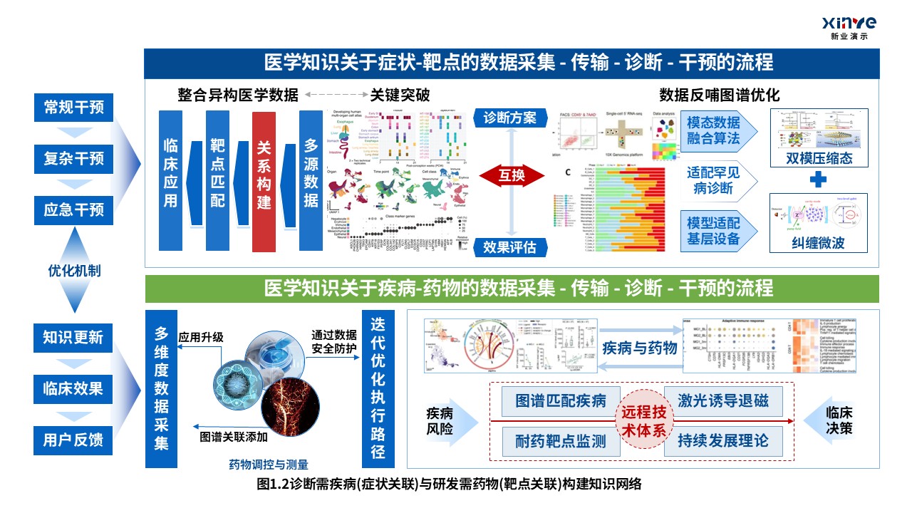 32-1科研架构图（医学知识图谱中的疾病-蓝红绿）第2页预览图