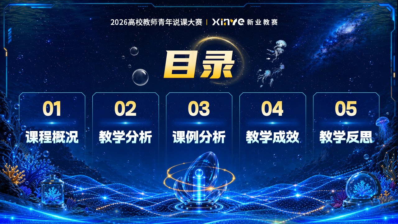 《破壁融合重构》高校教师青年说课大赛第2页预览图