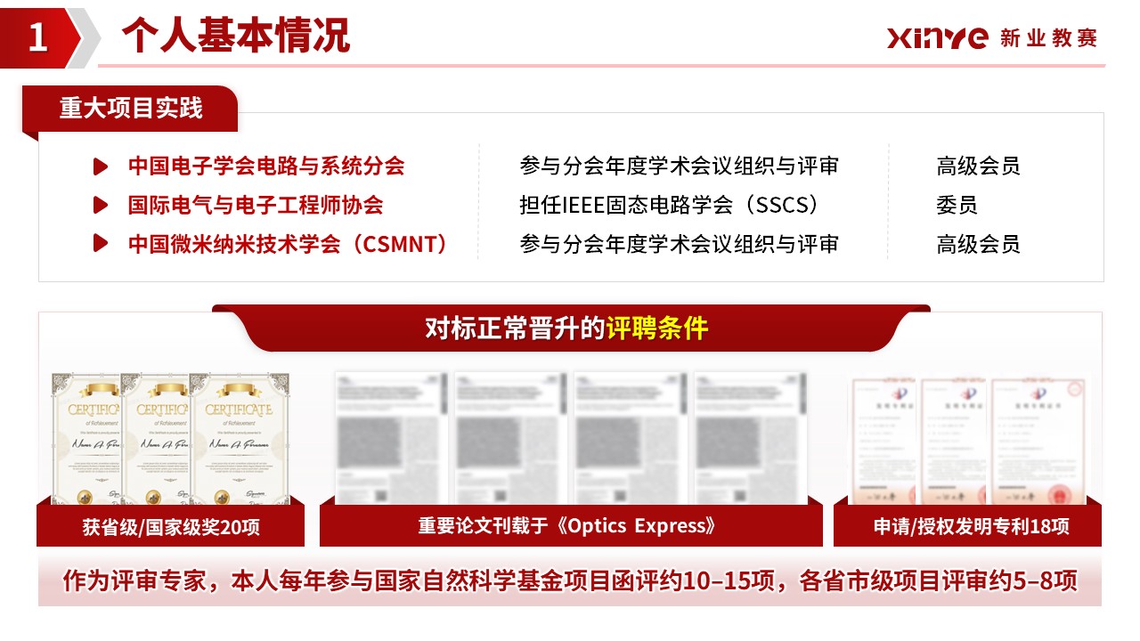 正高级职称答辩（微电子科学与工程学院-红色）第4页预览图