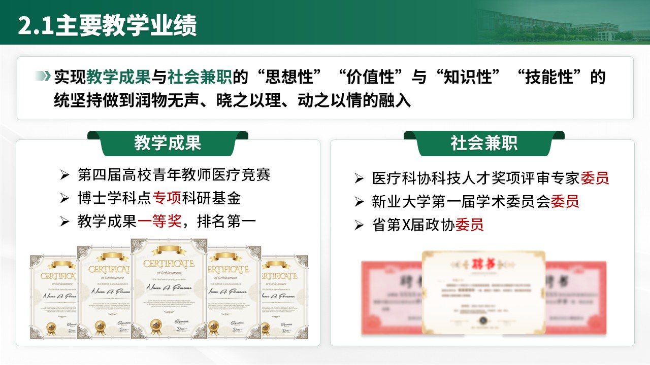教授职称答辩(医疗仪器方向 绿色)第6页预览图