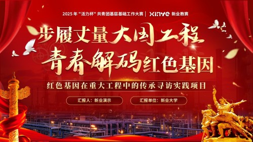 《步履丈量大国工程》2025 年 活力杯 共青团基层基础工作大赛
