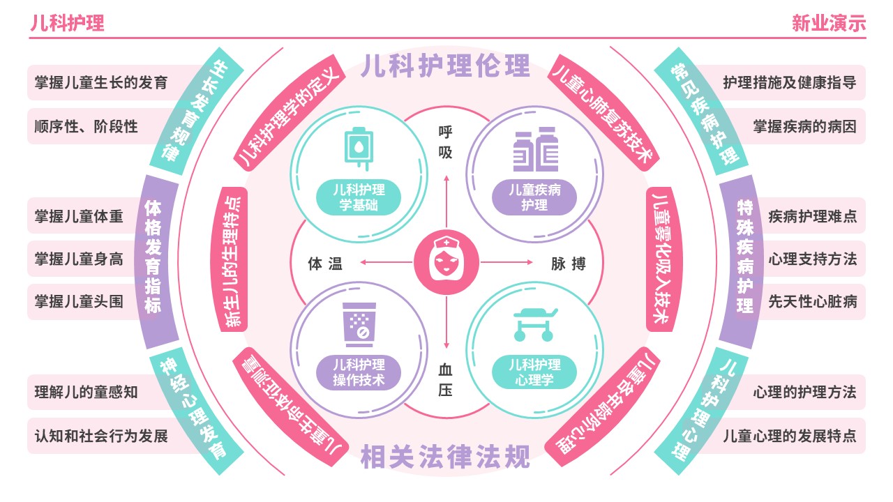 56-2《儿科护理架构图》（粉色）第9页预览图