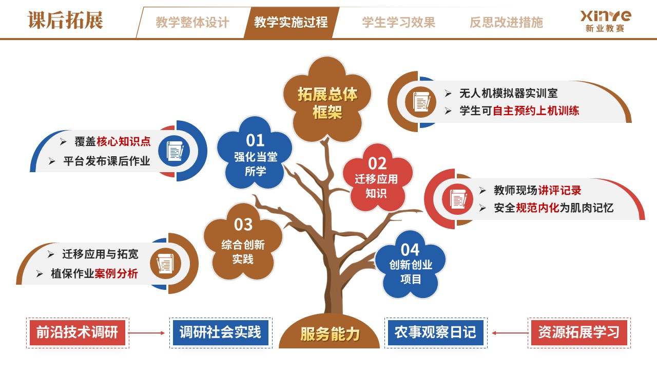 教学实施报告（无人机植保场景化—棕蓝红）第7页预览图