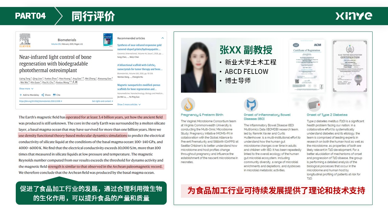 教授职称（食品加工 绿色）第13页预览图