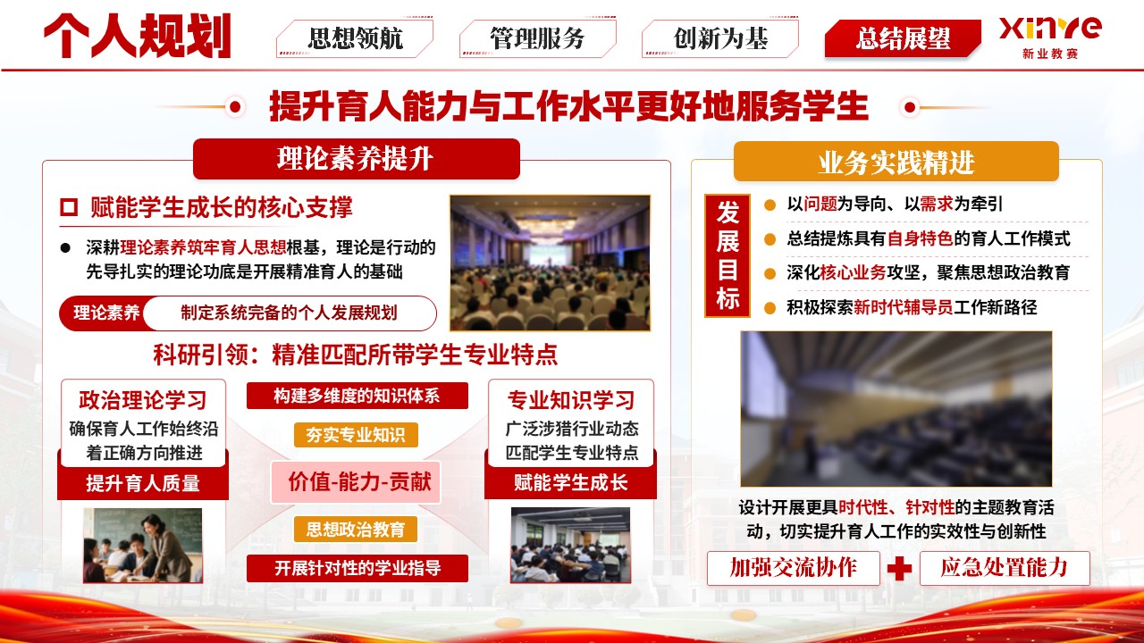 《青春同行 成长引路》辅导员年度述职汇报第11页预览图