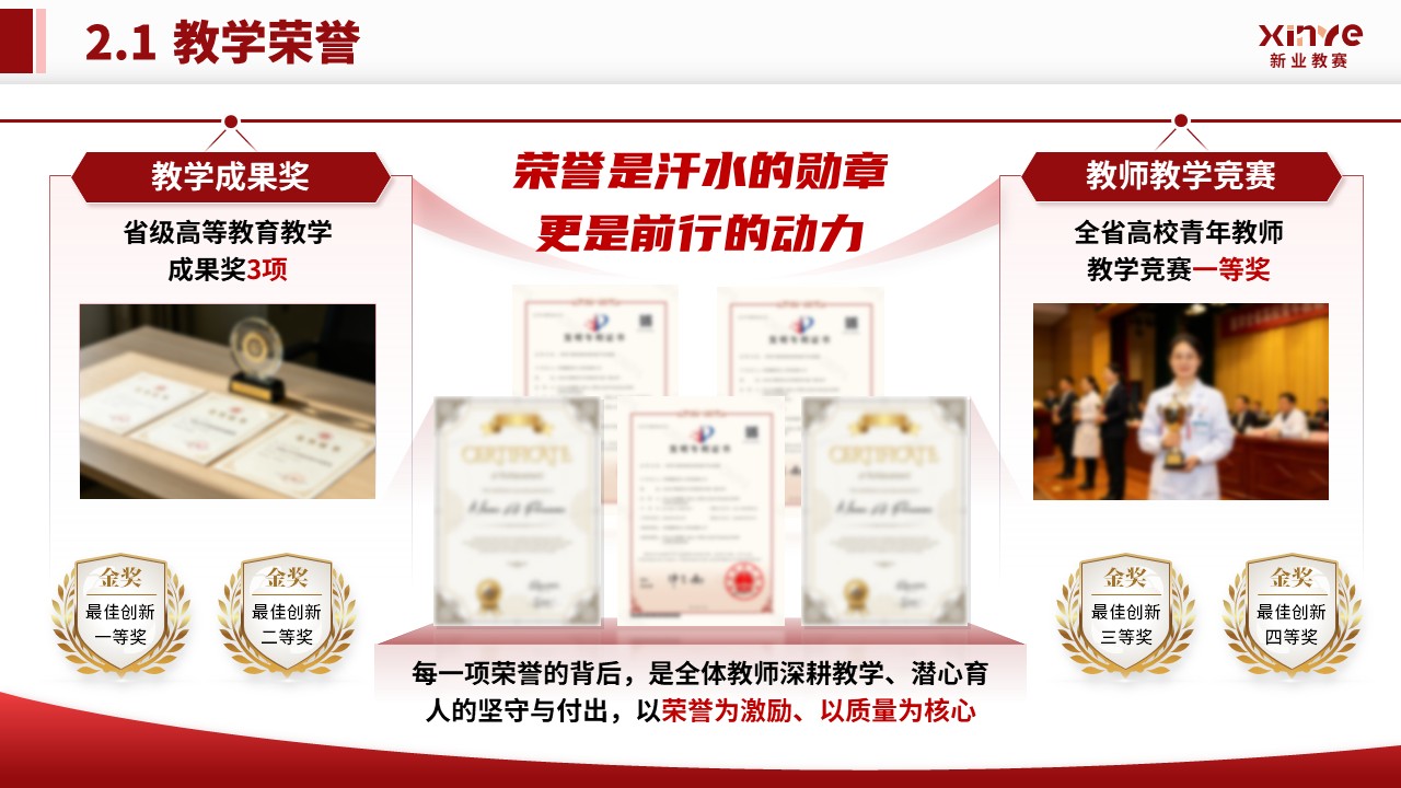 学院年中汇报（医学-红色）第8页预览图