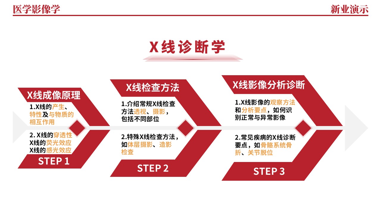 36-2《医学影像学架构图》（红色）第2页预览图