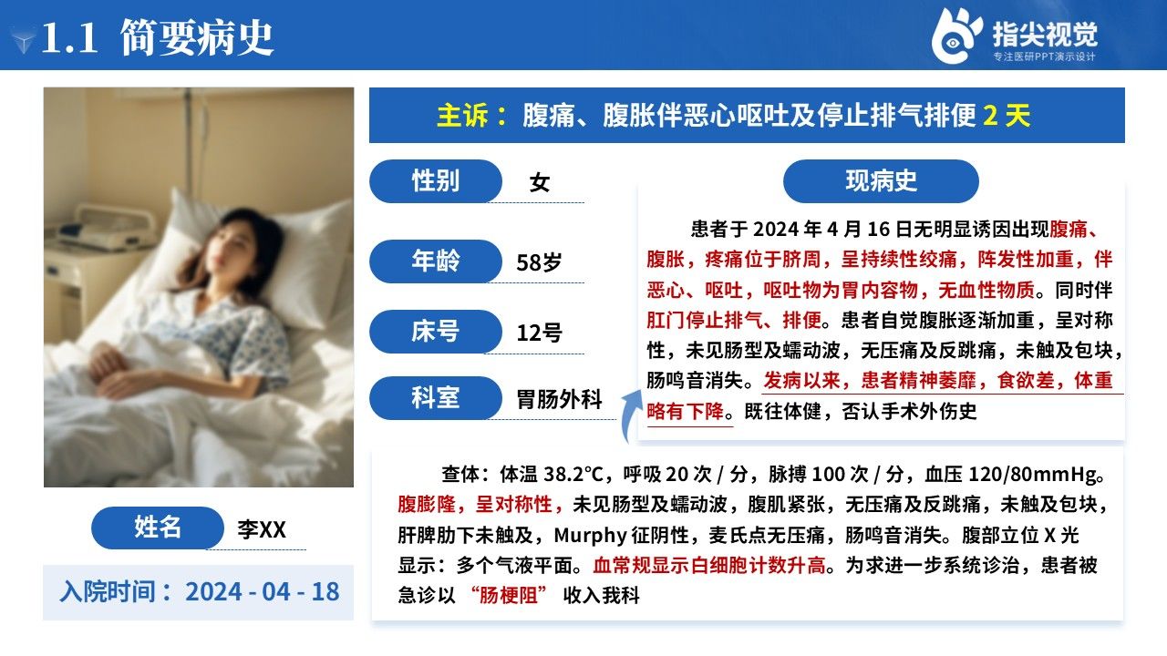 110期-护理个案-肠梗阻个案护理(蓝色)第3页预览