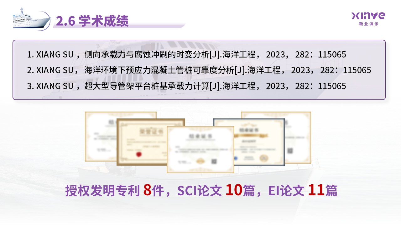 博士答辩轮船（紫色）第13页预览图