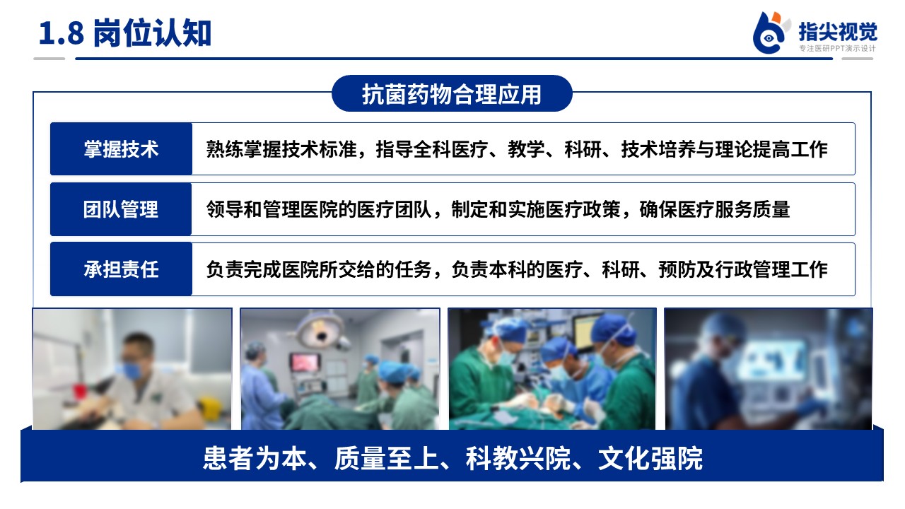087期-人员医院药学部副主任述职答辩(蓝色)第10页预览