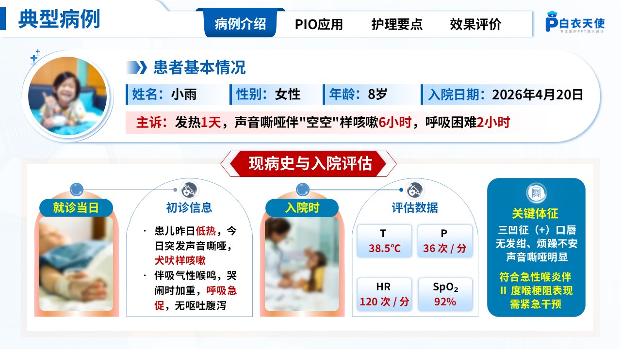 315期-护理教学查房-一例急性喉炎患者PIO护理教学查房第4页预览
