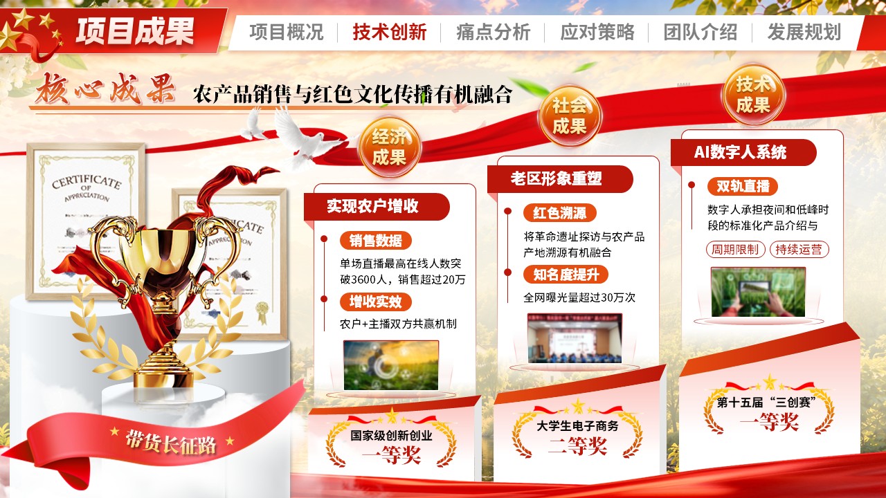 《红旅兴村助农直播》大创赛第6页预览图