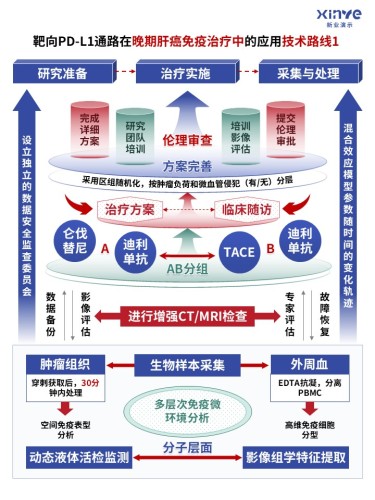 73-1科研架构图 (靶向PD-L1通路-蓝红绿)