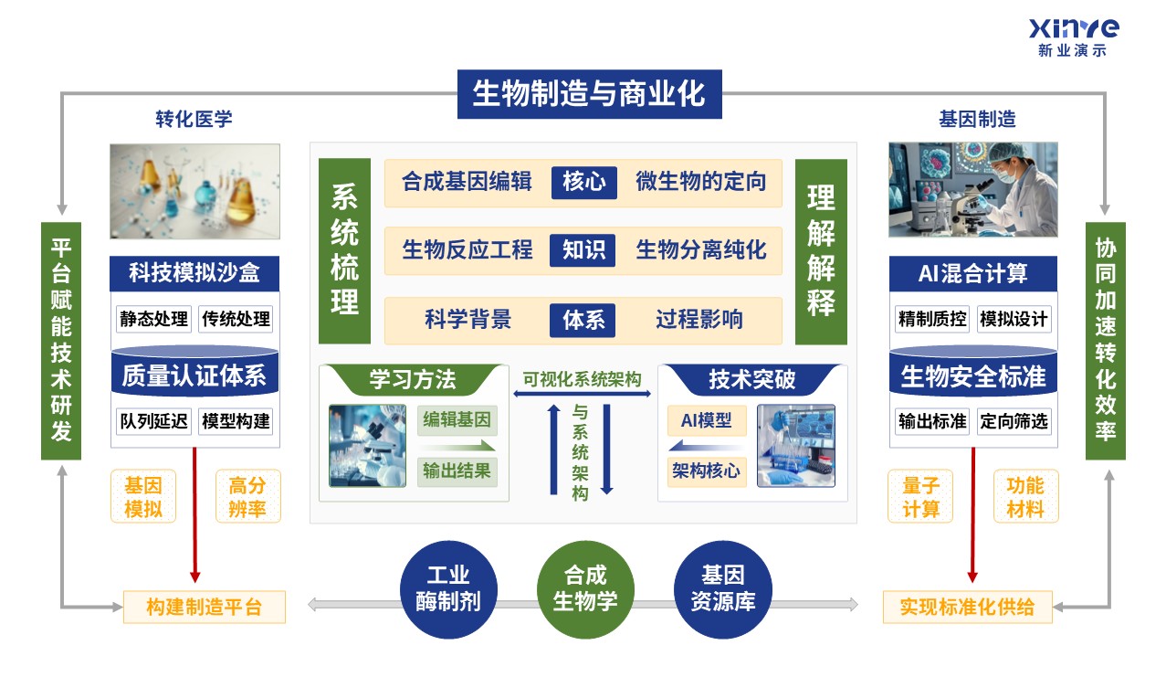 31-2科研架构图（生物制造的基础研究理论-蓝绿黄)第8页预览图