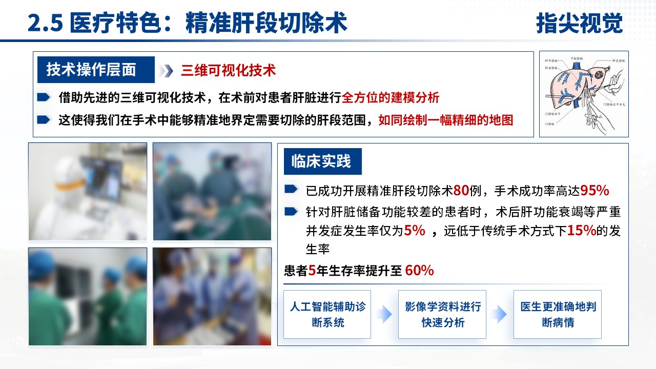 047期-肝脏外科科室主任述职答辩（蓝色）第9页预览