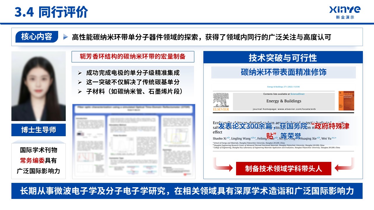 副教授职称答辩(碳纳米环-蓝色）第13页预览图