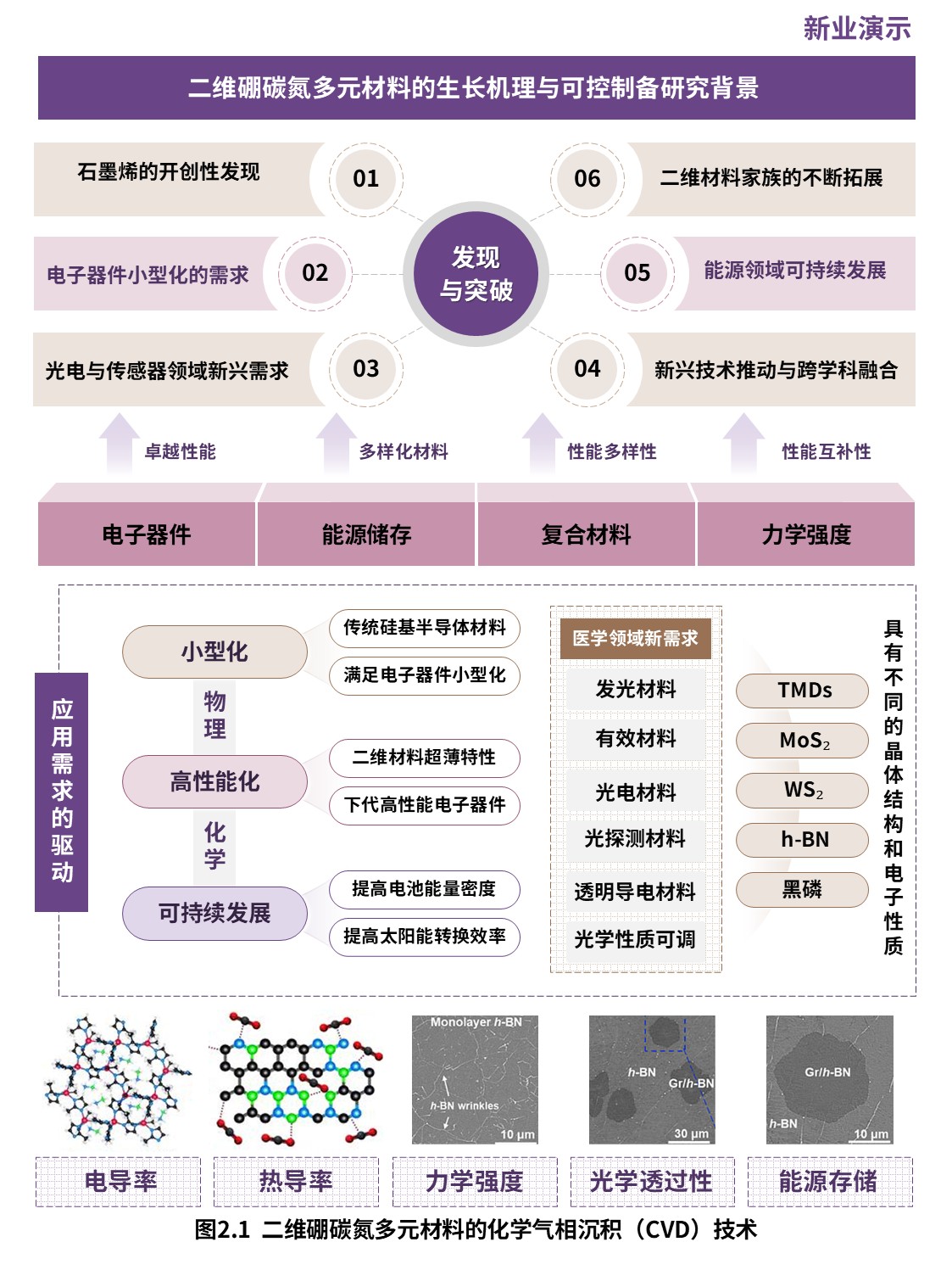 12-2科研架构图（二维硼碳氮多元材料-紫红）第2页预览图