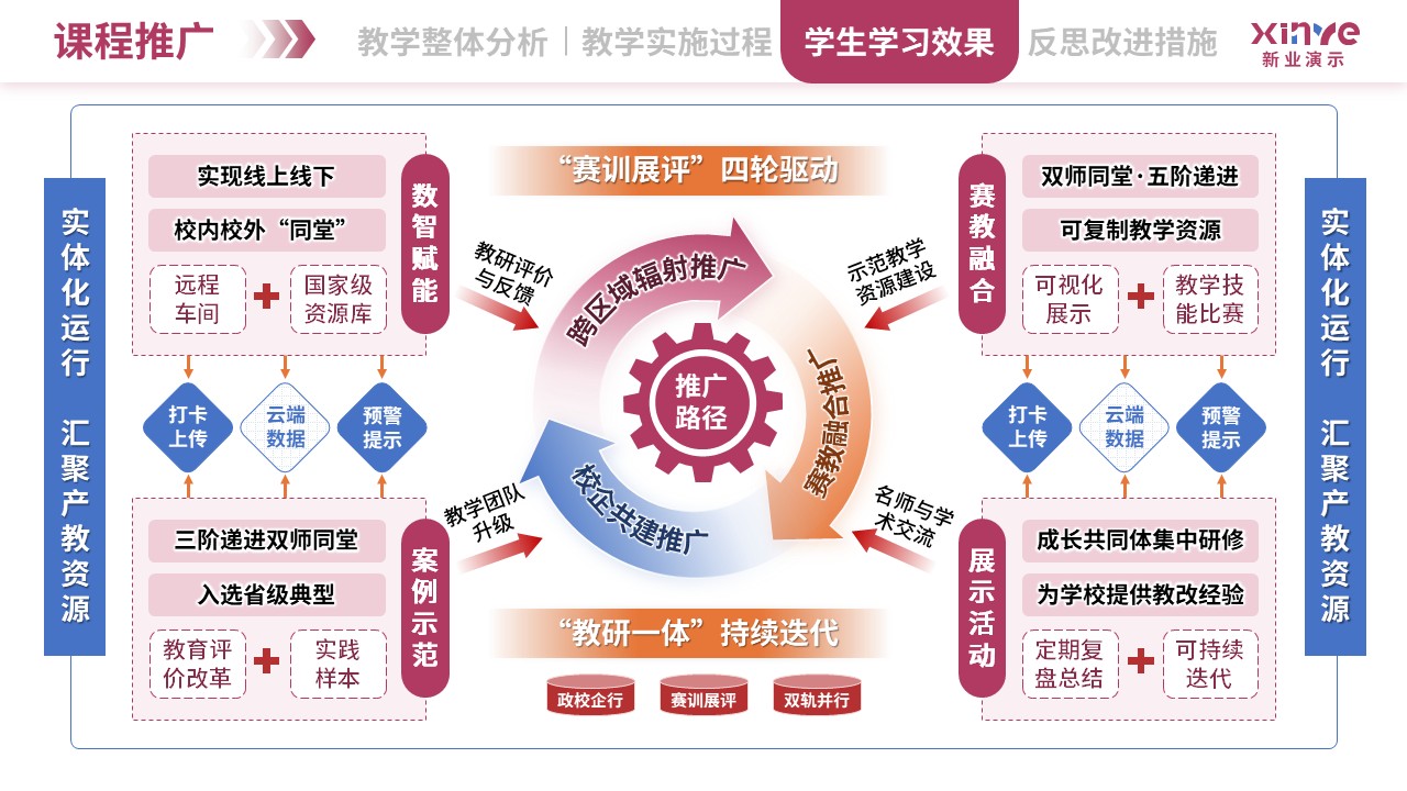 教学实施报告（双师同堂-粉蓝橙）第10页预览图