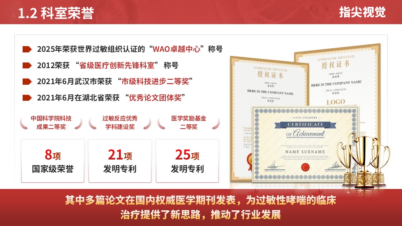 043期-过敏反应科科室年度报告（红色）第4页预览