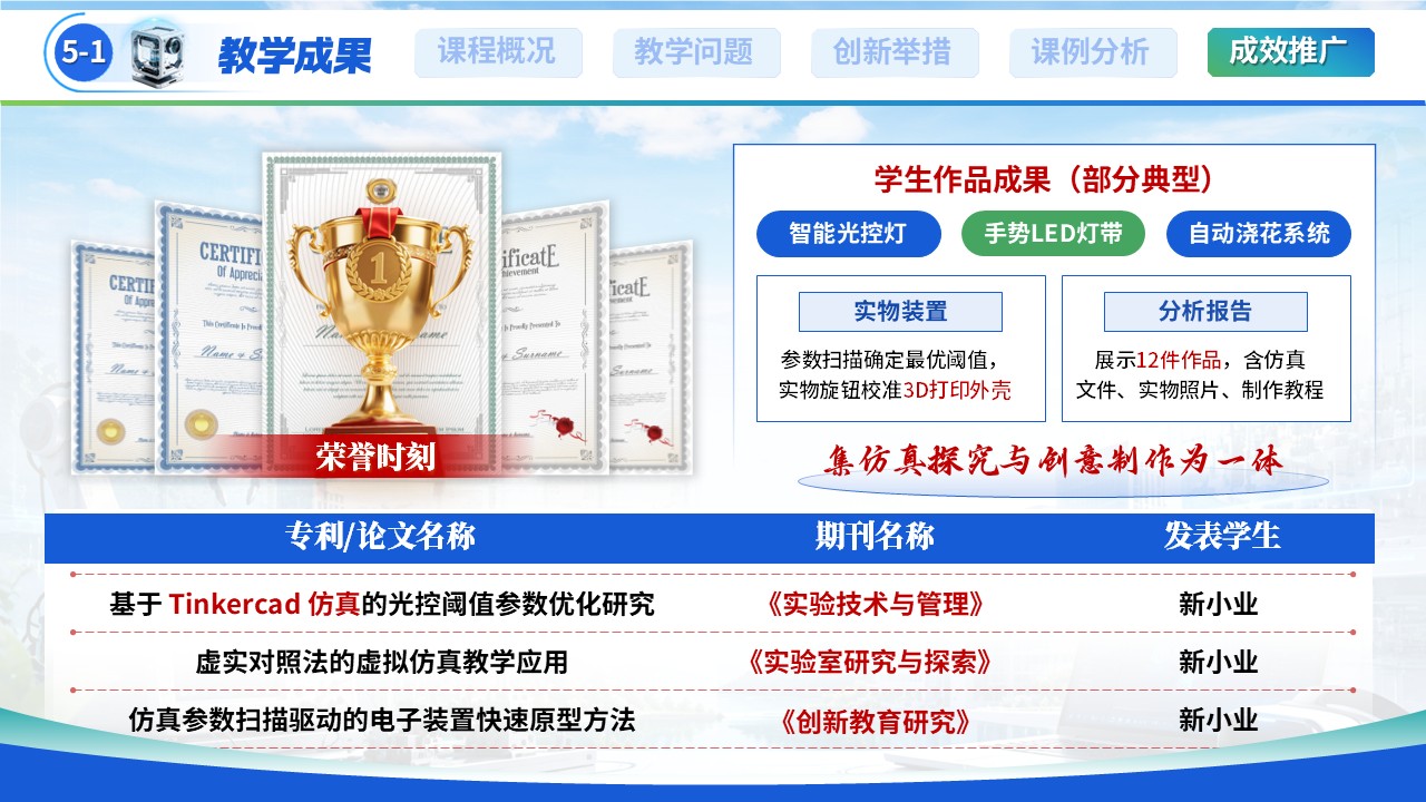《巧制装置 仿真探知》全国高校混合式教学创新大赛第11页预览图