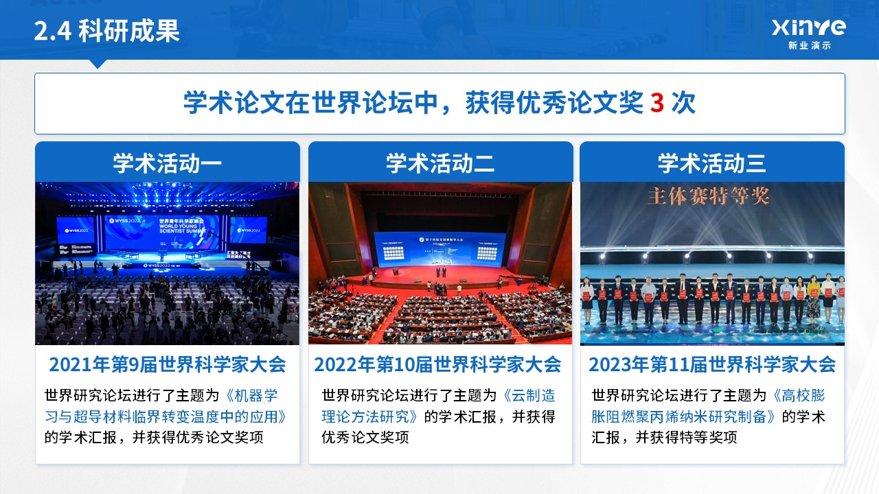 博士研究生申请答辩机械工程(蓝色)第13页预览图