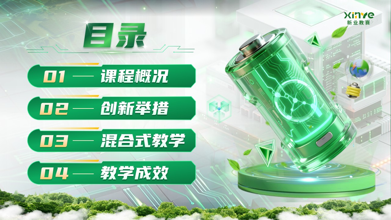 《锂离子电池设计与制造》混合式教学创新大赛第2页预览图