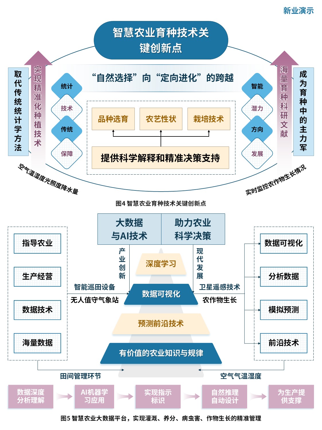 4-1科研架构图（智慧农业-蓝紫黄）第3页预览图