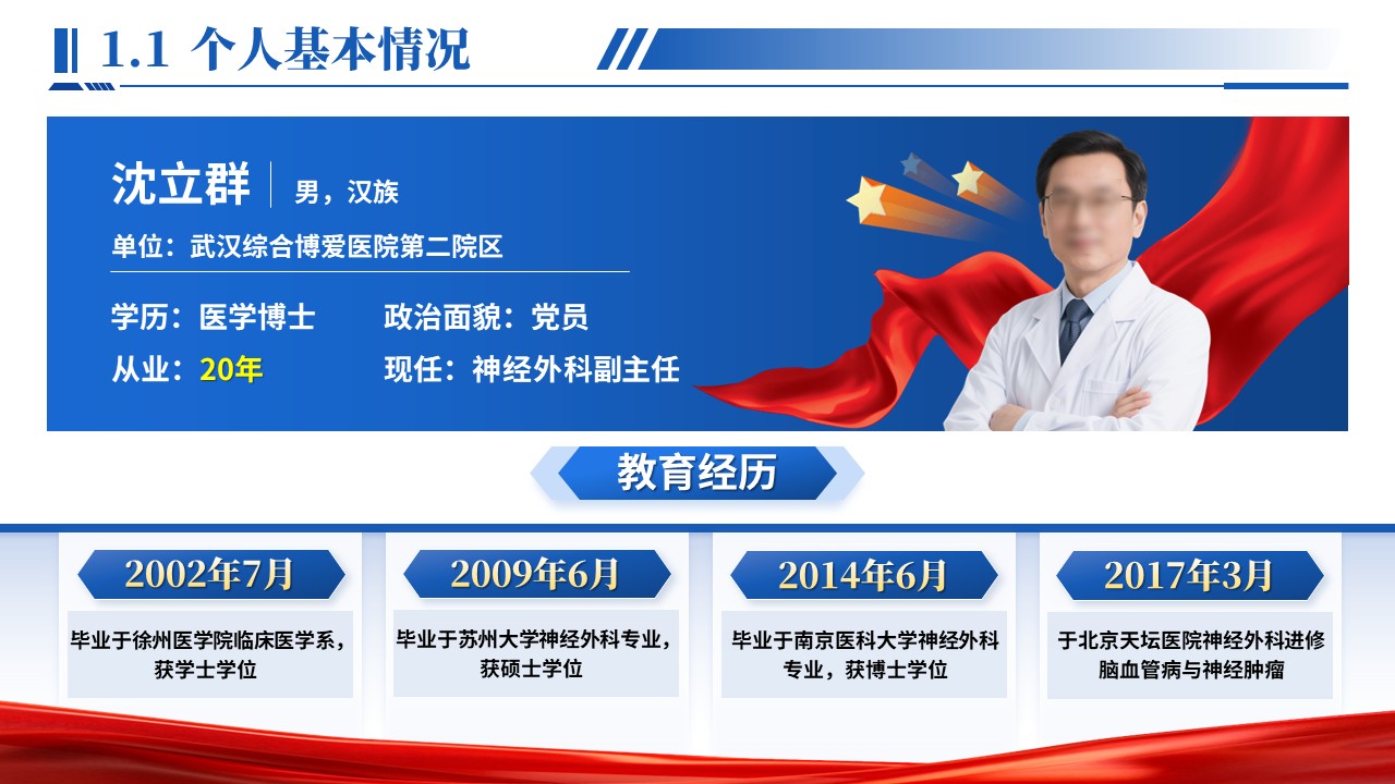 479期-竞聘述职-神经外科主任竞聘述职第3页预览