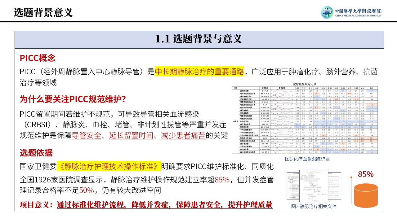 428期-护理质量改进-提高住院患者 PICC 规范维护执行合格率pptx第3页预览