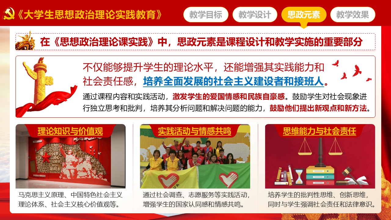 《大学生思想政治理论实践教育》说课第6页预览图