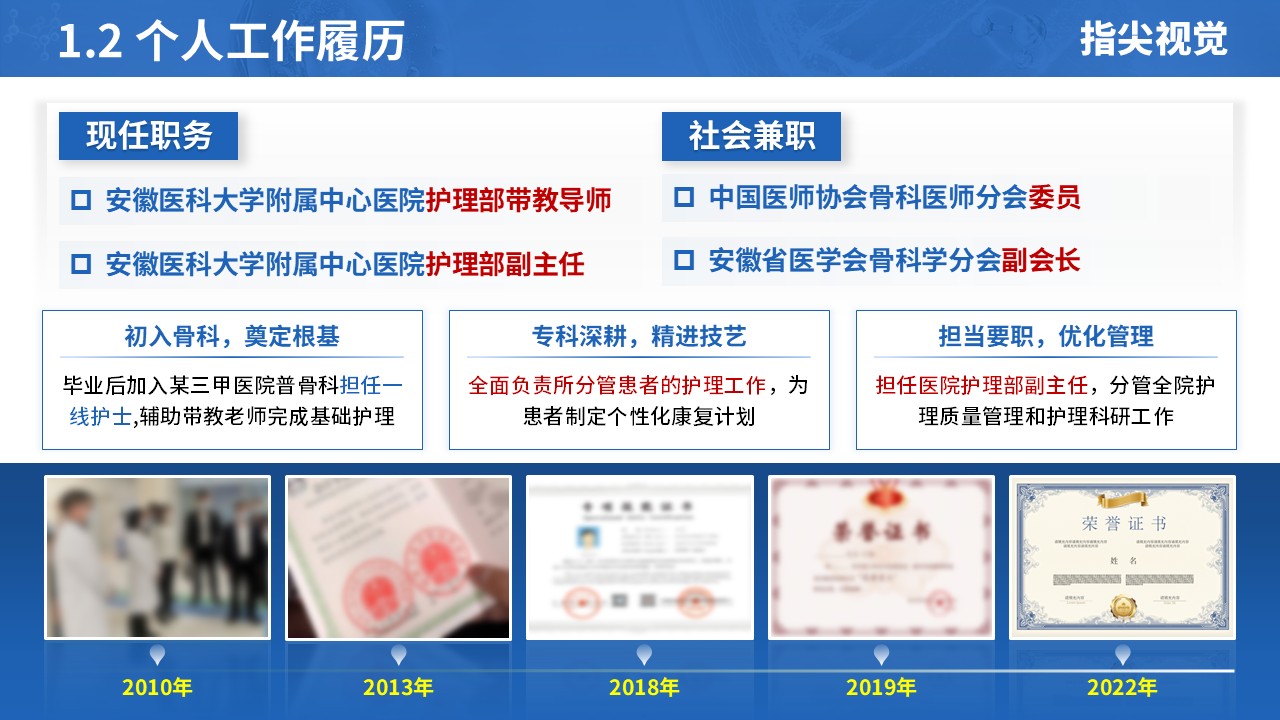 041期-护士长遴选述职答辩（深蓝色）第4页预览