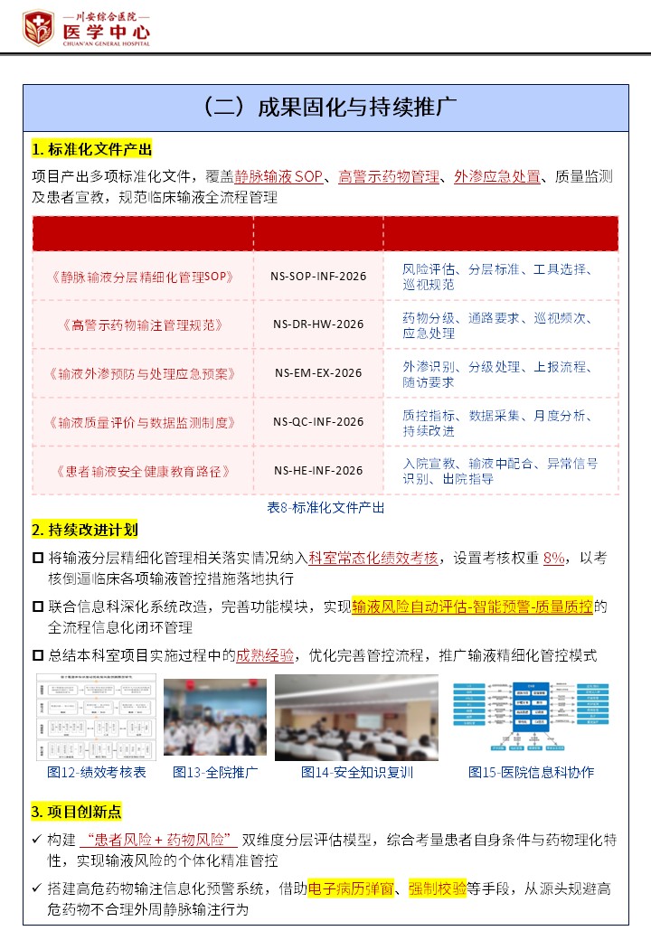 434期-护理质量改进申报书-静脉输液分层精细化管控方案 降低住院患者输液相关不良事件发生率第9页预览