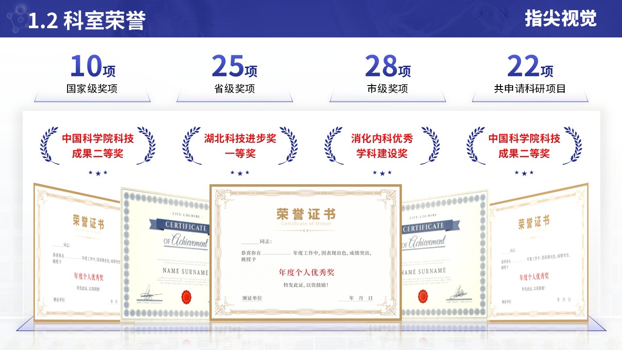 044期-消化内科科室年度报告（蓝色）第4页预览