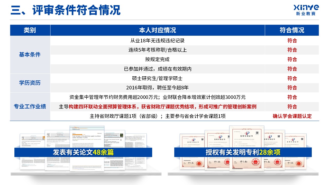 正高级会计师职称答辩（业财融合-蓝色）第13页预览图