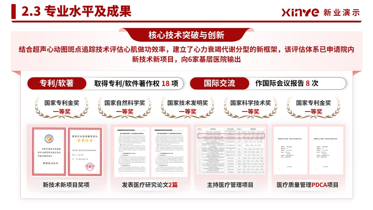 副院长竞聘汇报(心肌重构-红色）第8页预览图