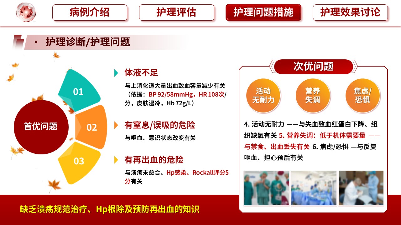 475期-护理查房-一例急性上消化道出血患者的护理查房第11页预览
