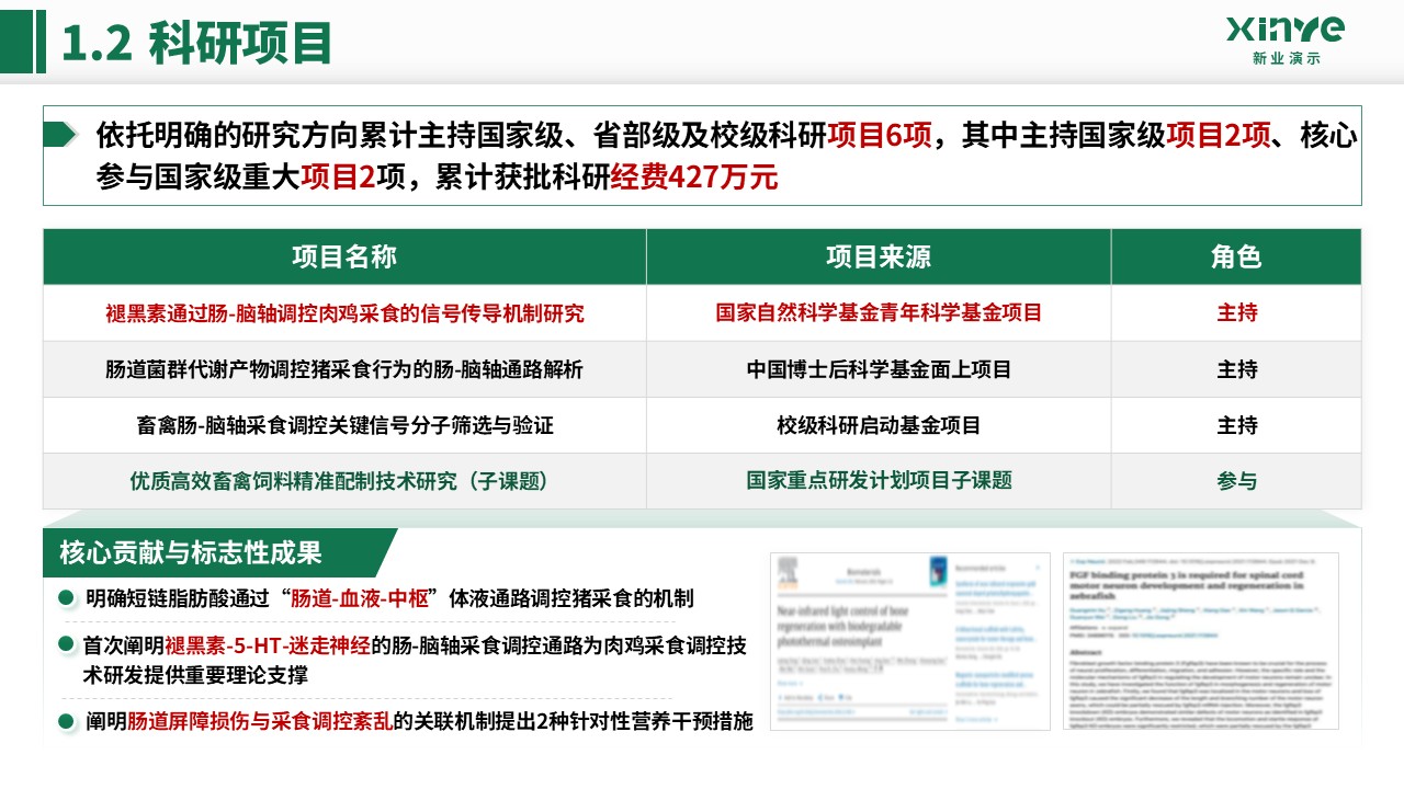 副教授职级评选(畜禽采食的肠 - 脑轴机制-绿色)第4页预览图