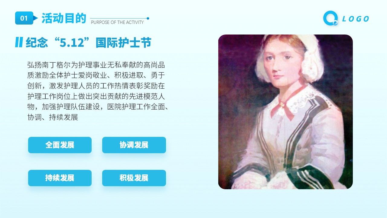 54护士节活动策划方案（蓝绿）第4页预览