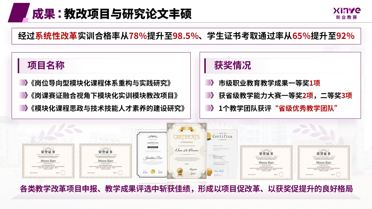 教学成果奖(课程体系构建与技能人才培养-紫色)第12页预览图