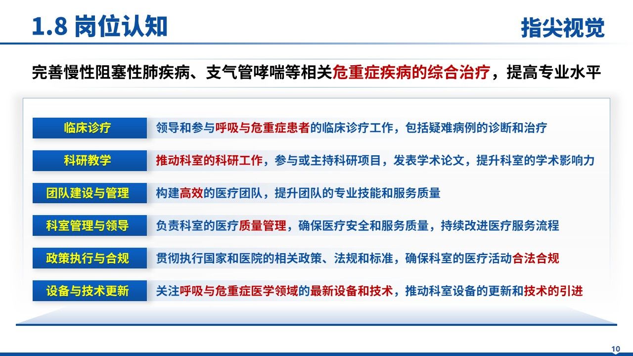 028期-呼吸与重危症科室主任述职答辩(蓝色)第10页预览