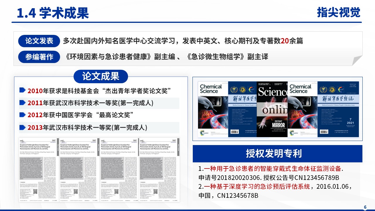 035期-急诊医学中心主任述职答辩(蓝色)第6页预览